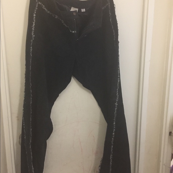 Navy Suede pantsuit - Picture 6 of 8